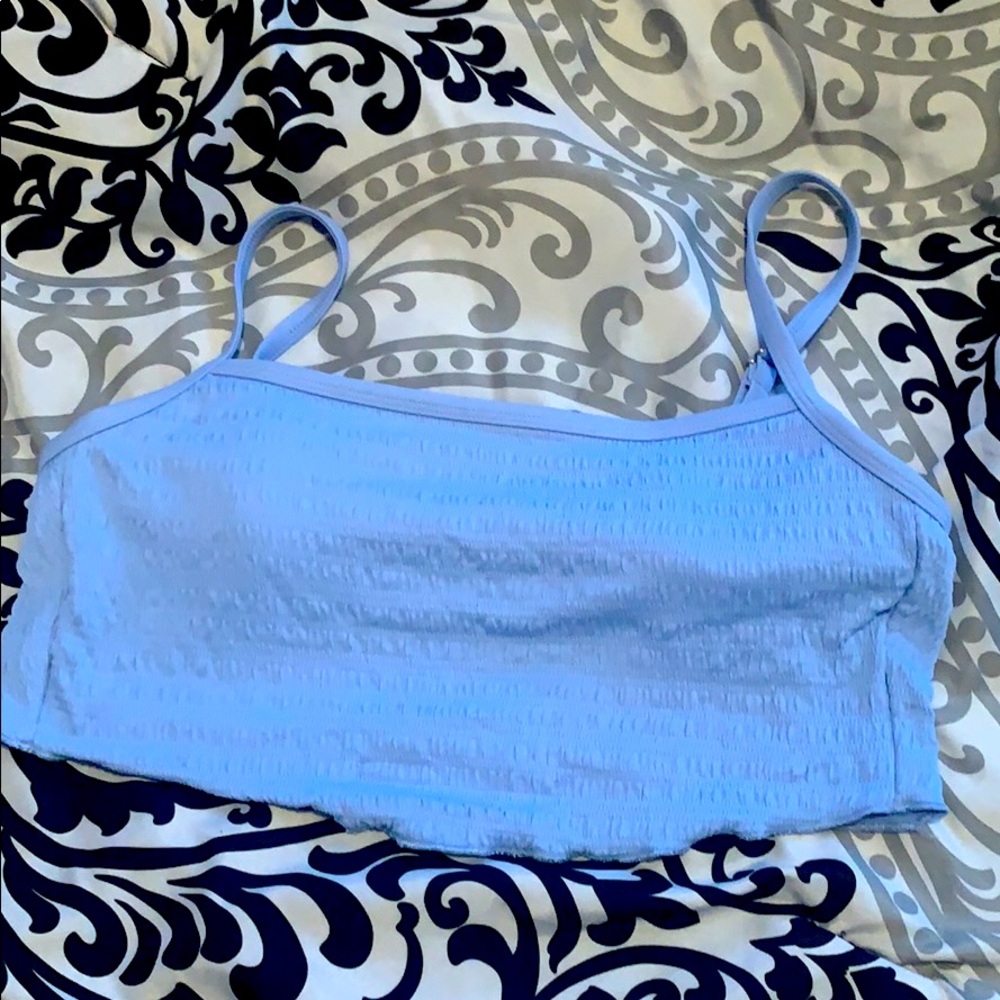 Baby Blue Bikini Top